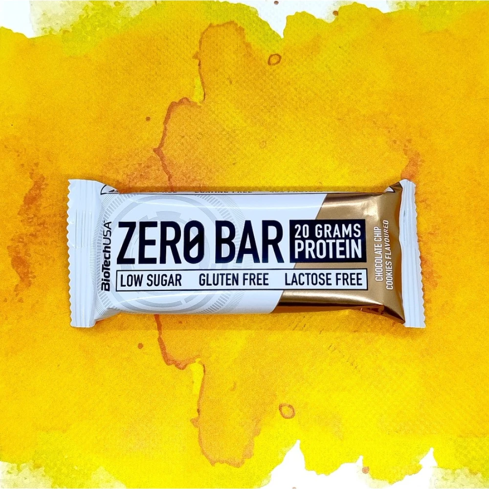 Zero Bar Biotech USA 40% Low Sugar 10 батончиков по 50 грамм, Chocolate Cookies (шоколадное печенье)