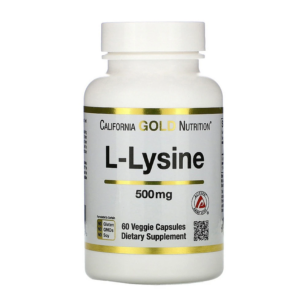California Gold Nutrition L-Lysine 500 mg