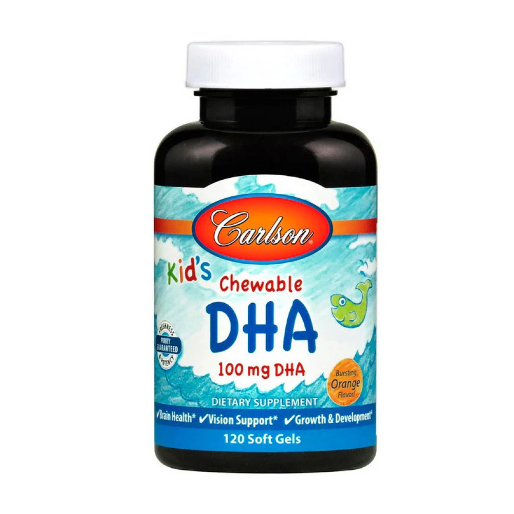 Carlson Labs Kid's Chewable DHA 100 mg