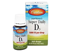 Carlson Labs	Super Daily D3 1000 МЕ