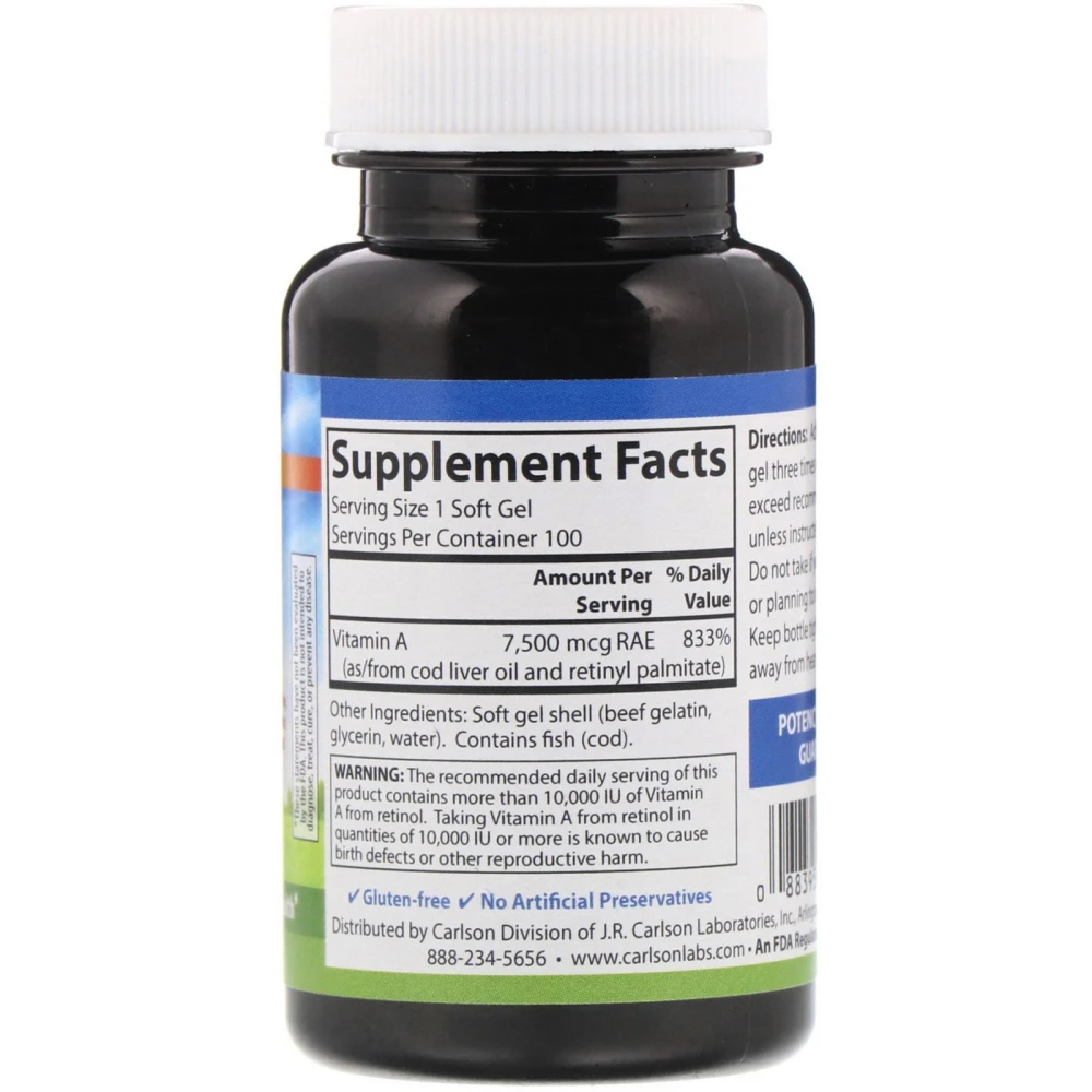 Carlson Labs Vitamin A 7500 mcg