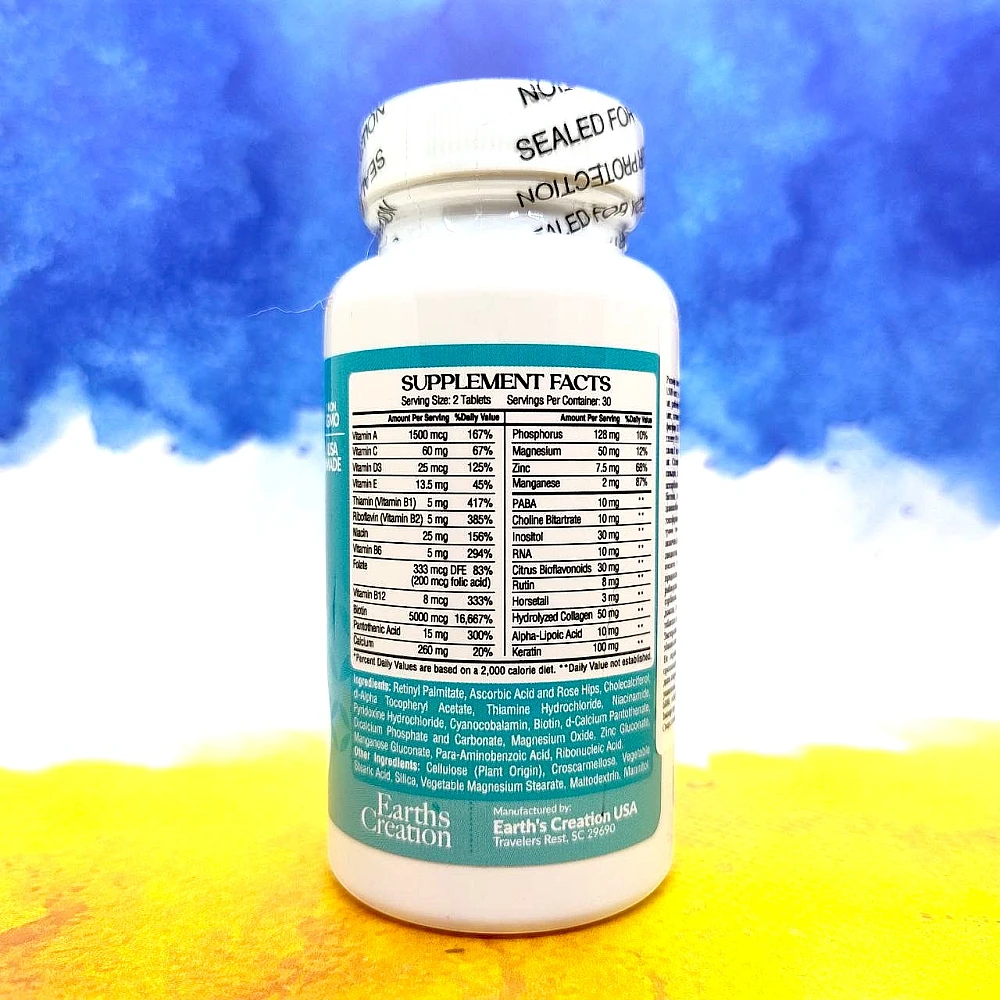 Earths Creation Hair, Skin & Nails