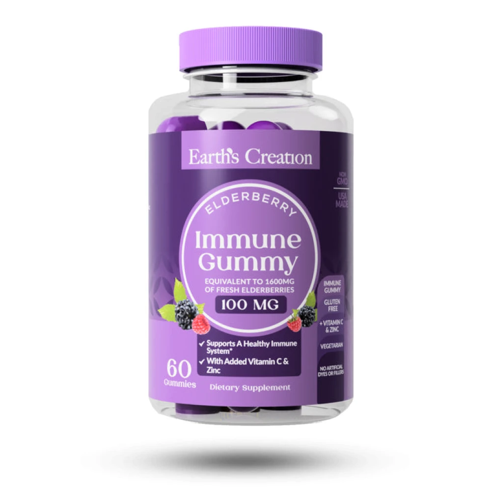 Earth‘s Creation Immune Gummy Elderberry