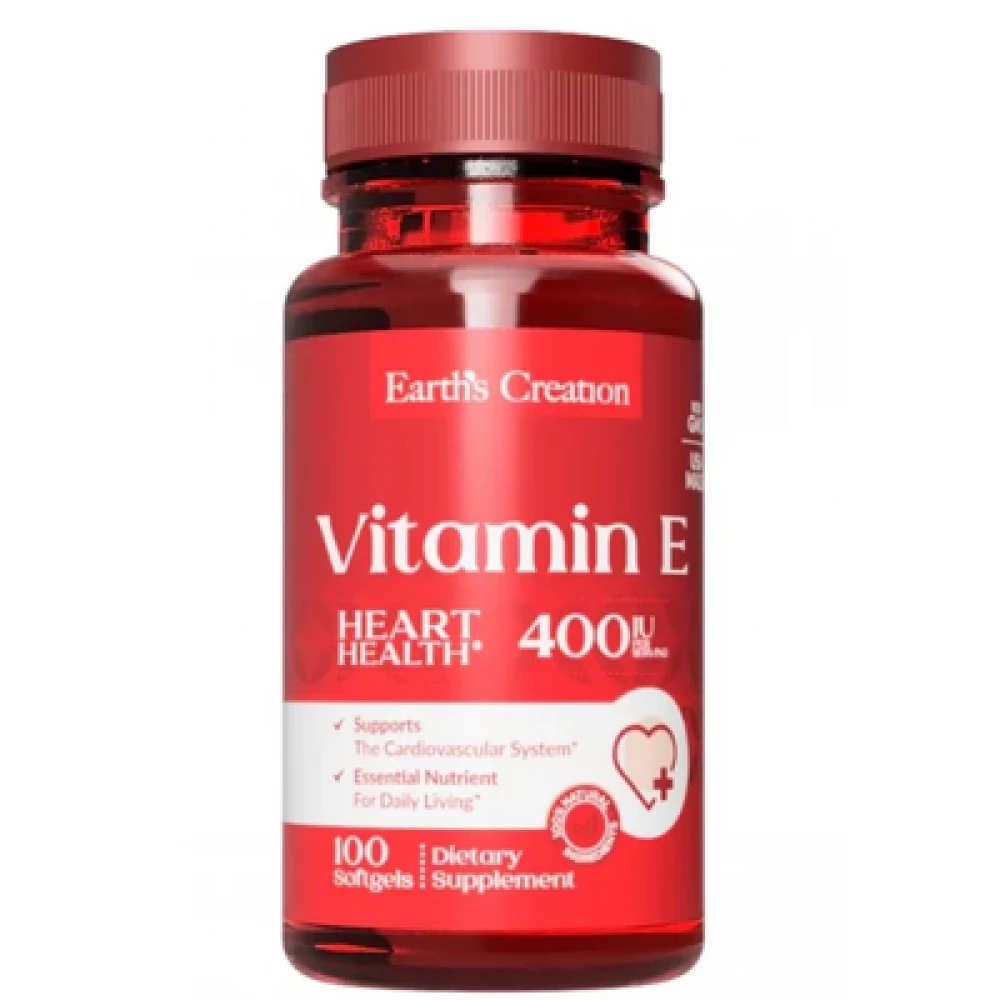 Earths Creation Vitamin E 400 100 капсул