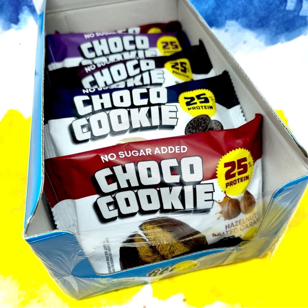 FitWin Choco Cookie 10х40 грам 10 батончиків по 40 грам, MIX (різні смаки)