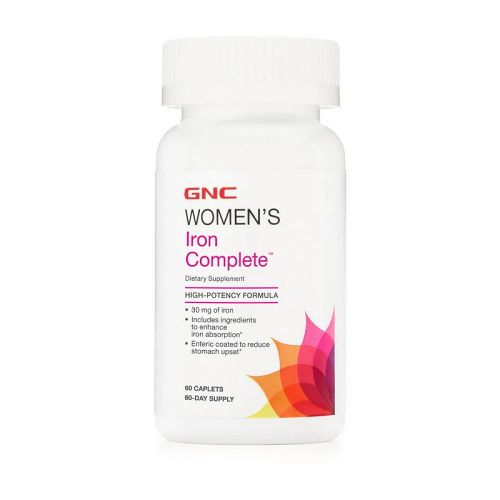 GNC Women`s Iron Complete 60 капсул