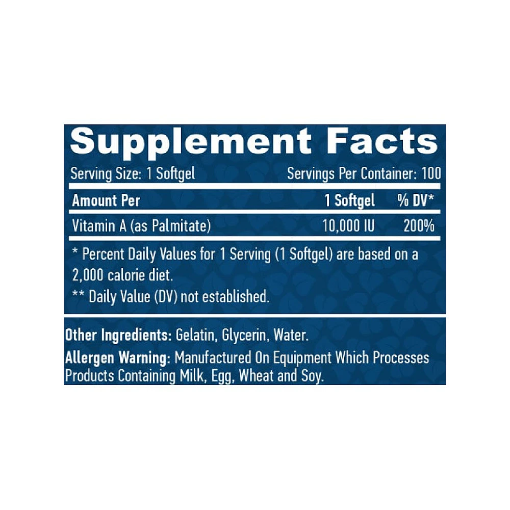 Haya Labs Vitamin A 10,000 IU