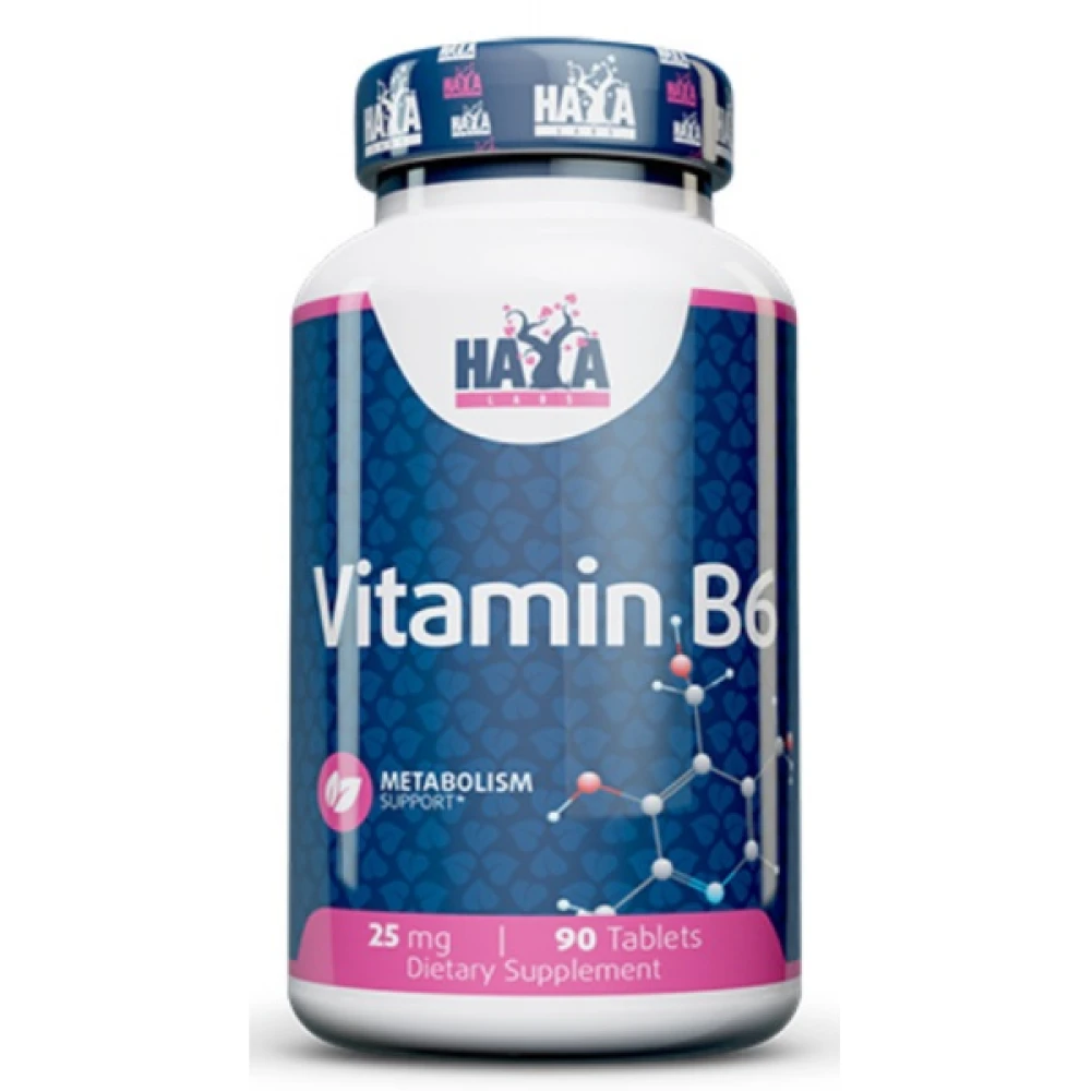 Haya Labs Vitamin B6 25 мг