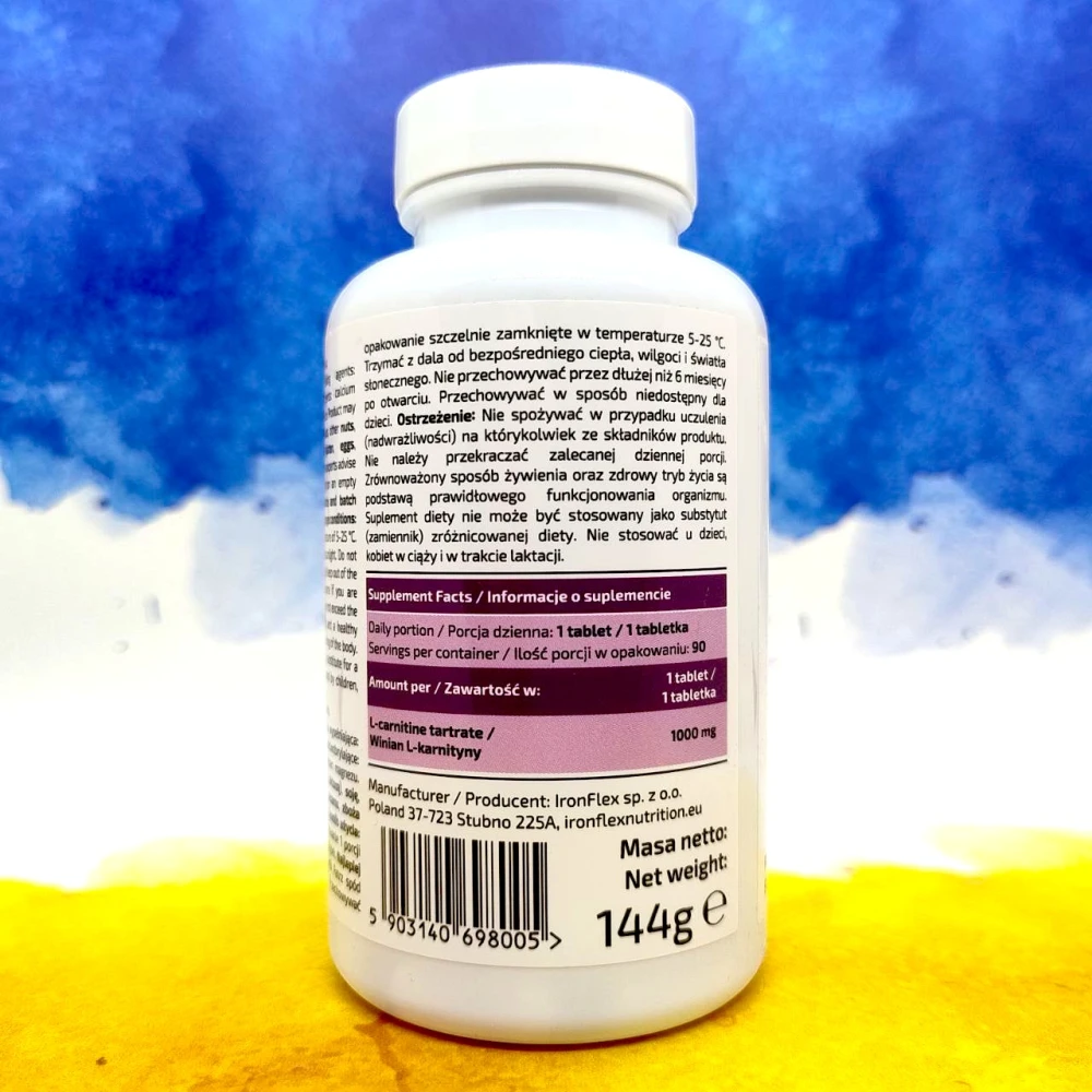 IronFlex Nutrition L-Carnitine 1000