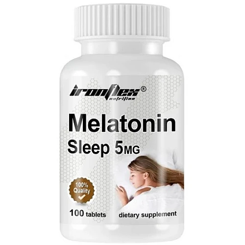 Фото IronFlex Melatonin Sleep 5 mg 100 таблеток