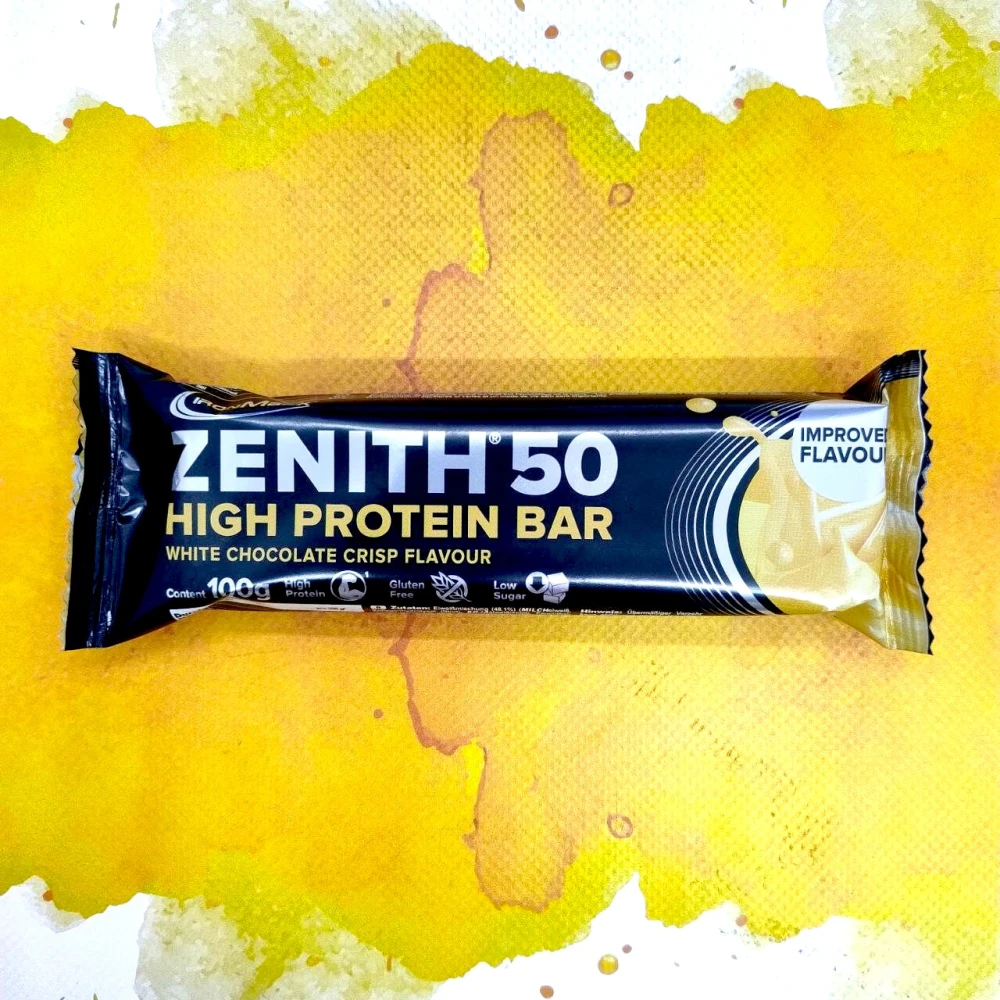IronMaxx Zenith 50 12х100 грамм 12 батончиков по 100 грамм, White Chocolate (белый шоколад)