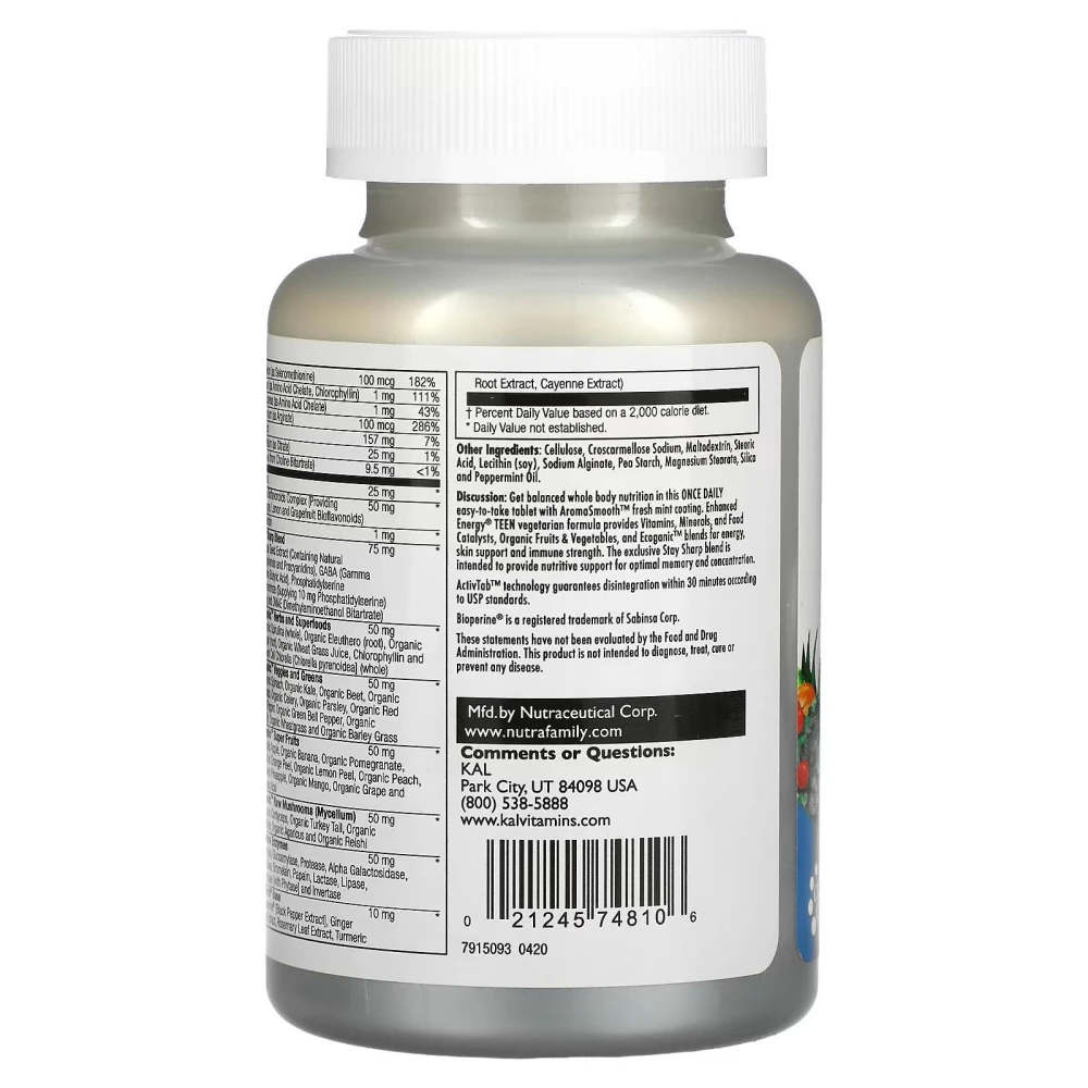 KAL Enhanced Energy Teen