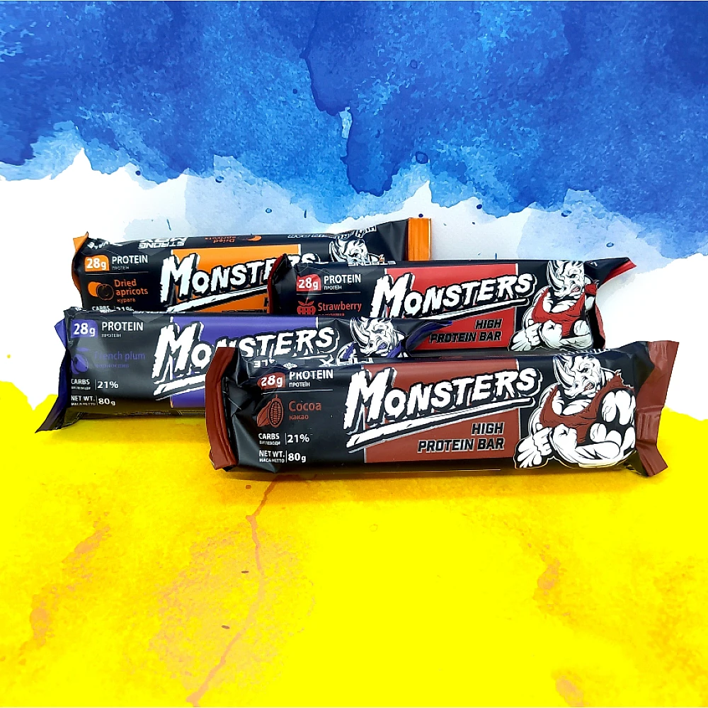 Monsters Батончики High Protein Bar