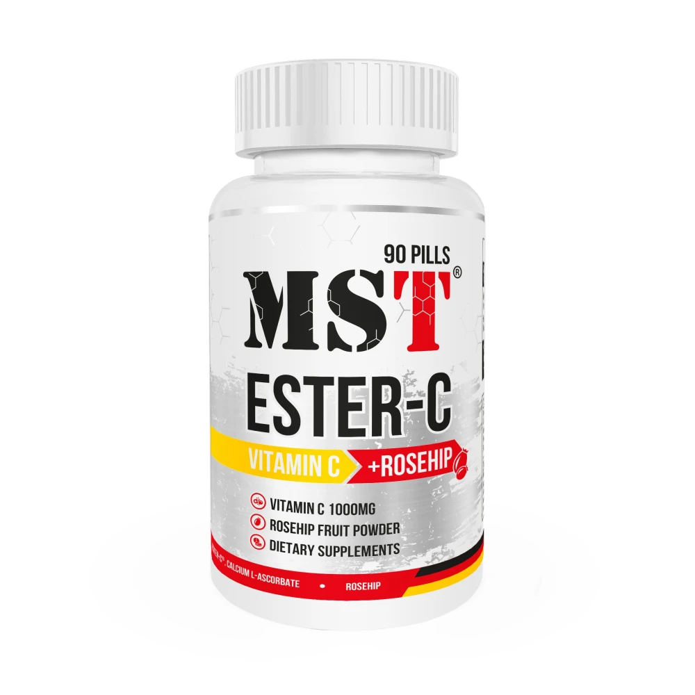 MST Vitamin C + Rosehips 100 таблеток