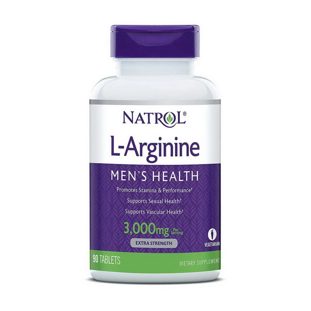 Natrol L-Arginine 3,000 mg 90 таблеток