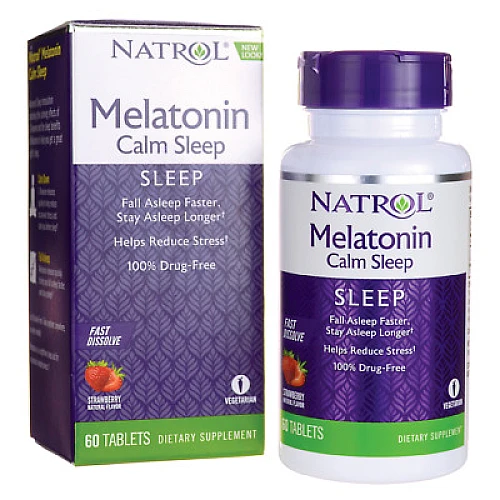 Фото Natrol Melatonin Calm Sleep 60 таблеток