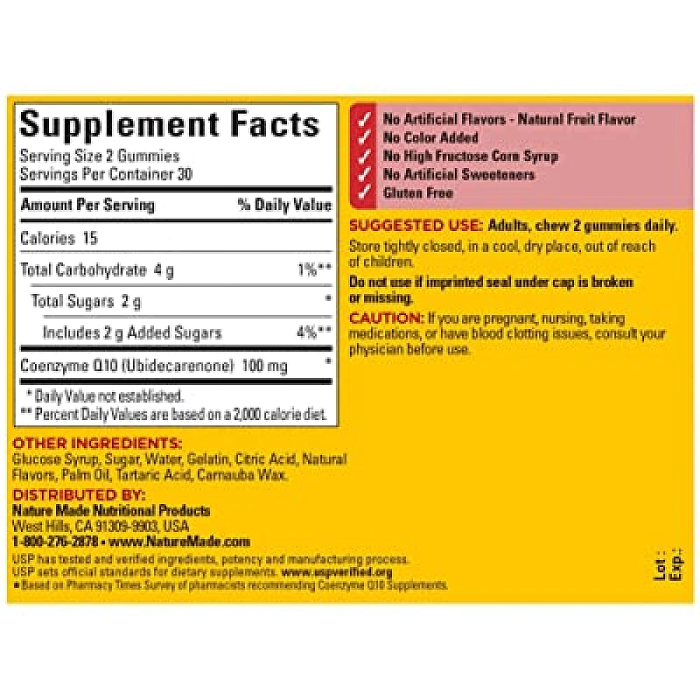 Nature Made CoQ10 100 mg