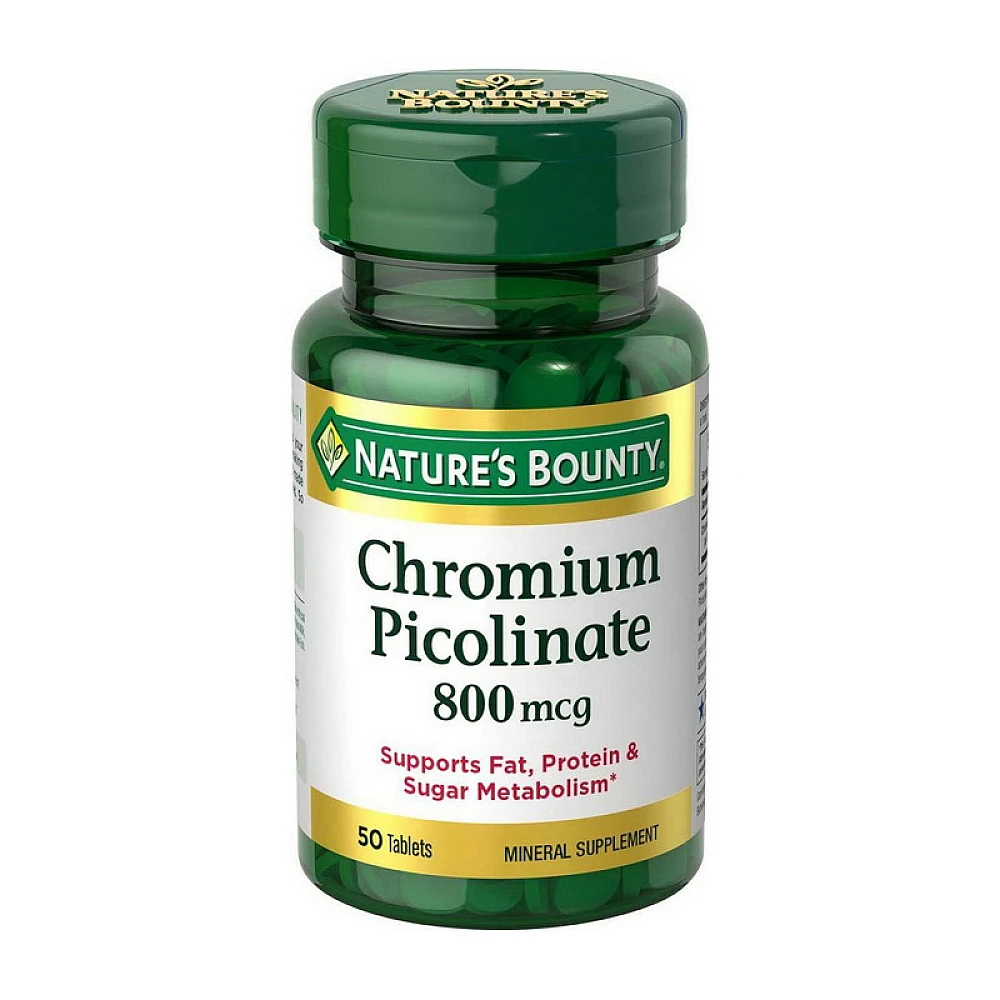 Natures Bounty Chromium Picolinate 800 mcg
