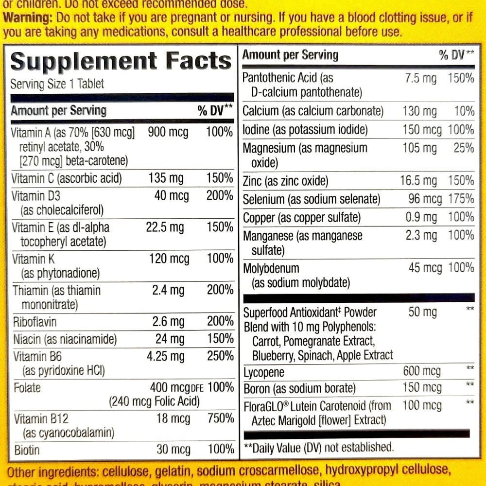 Nature's Way Alive! Men's Complete Multivitamin