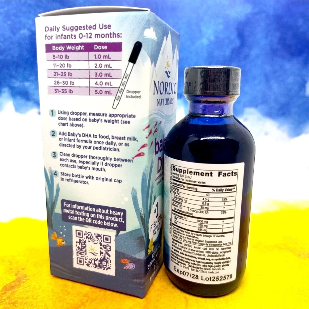 Nordic Naturals Baby's DHA with Vitamin D3 60 мл