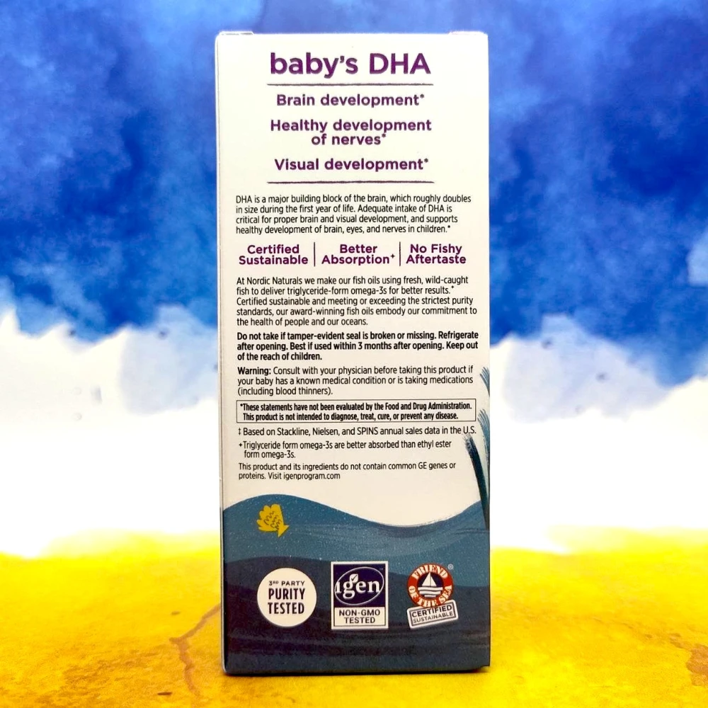 Nordic Naturals Baby's DHA with Vitamin D3 60 мл