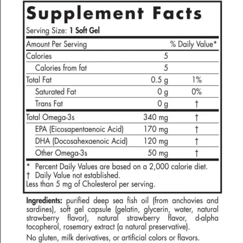 Nordic Naturals Daily Omega Kids 30 жевательных капсул