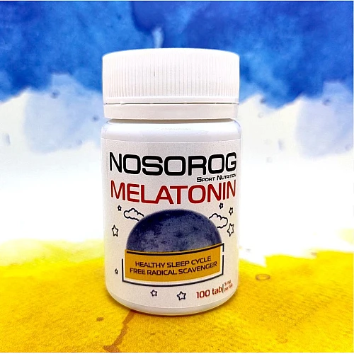 Фото Nosorog Melatonin 100 таблеток