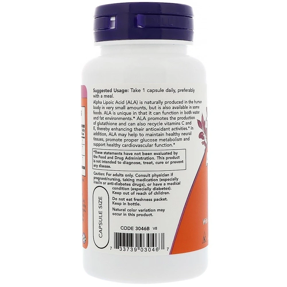 NOW ALA 600 mg