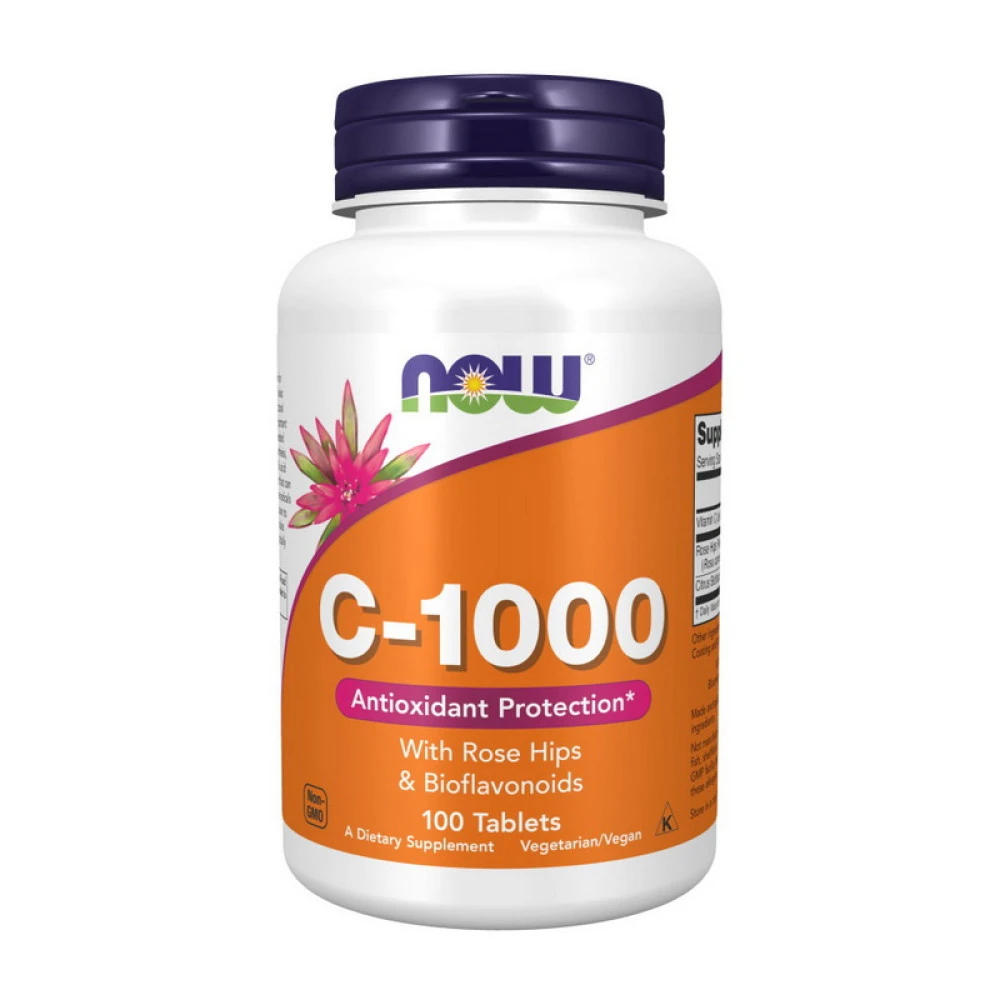 NOW C-1000 with rose hips & bioflavonoids