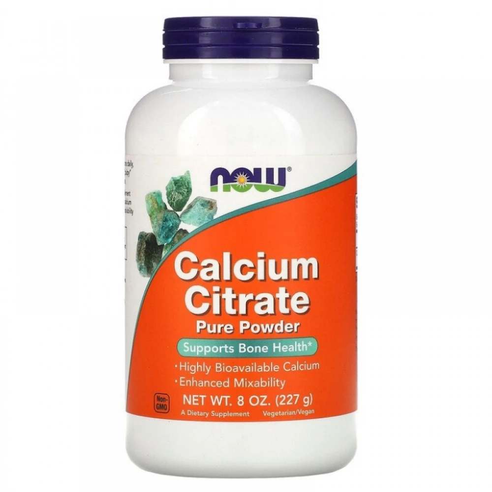 NOW Calcium Citrate Pure Powder 227 грам
