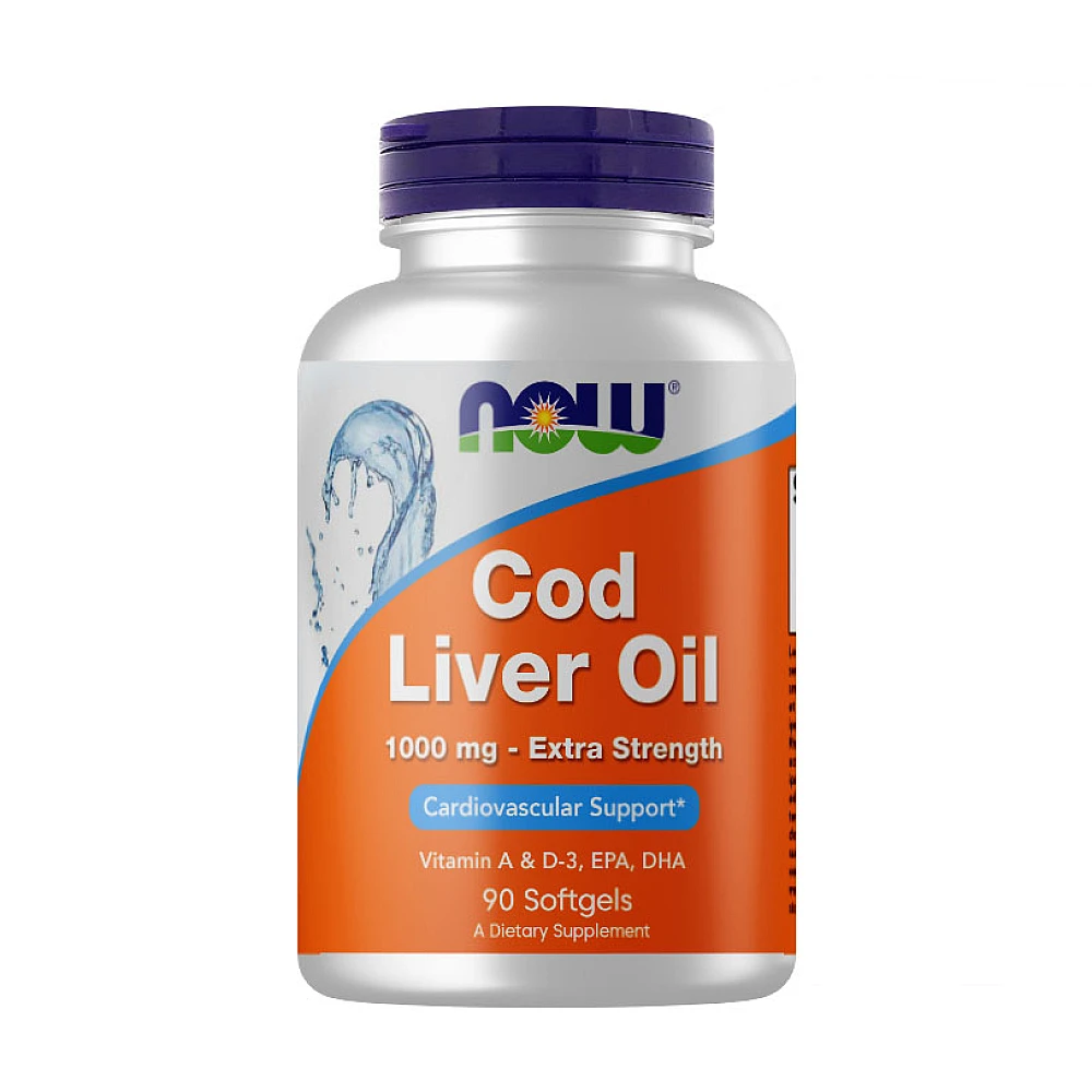 NOW Cod Liver Oil 1000 mg Extra Strength