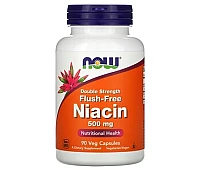 NOW Flush-Free Niacin 500 mg