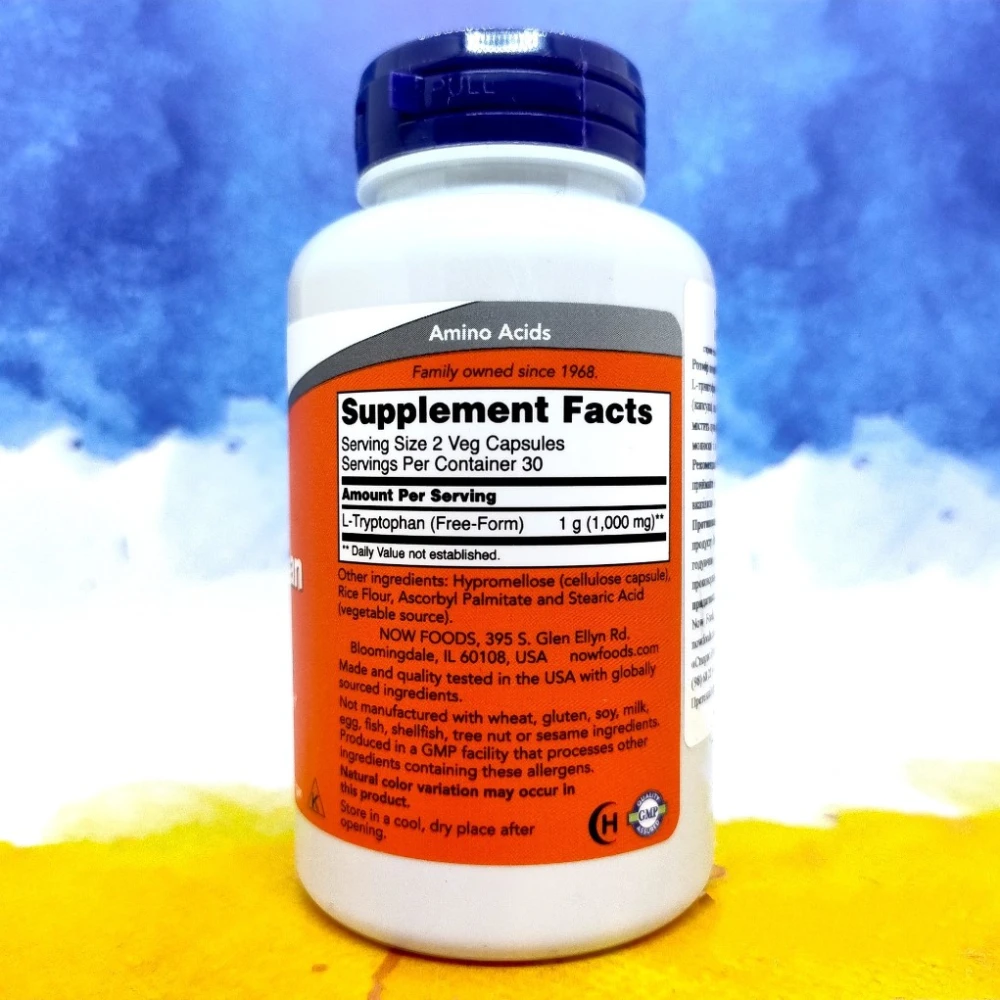 NOW L-Tryptophan 500 mg