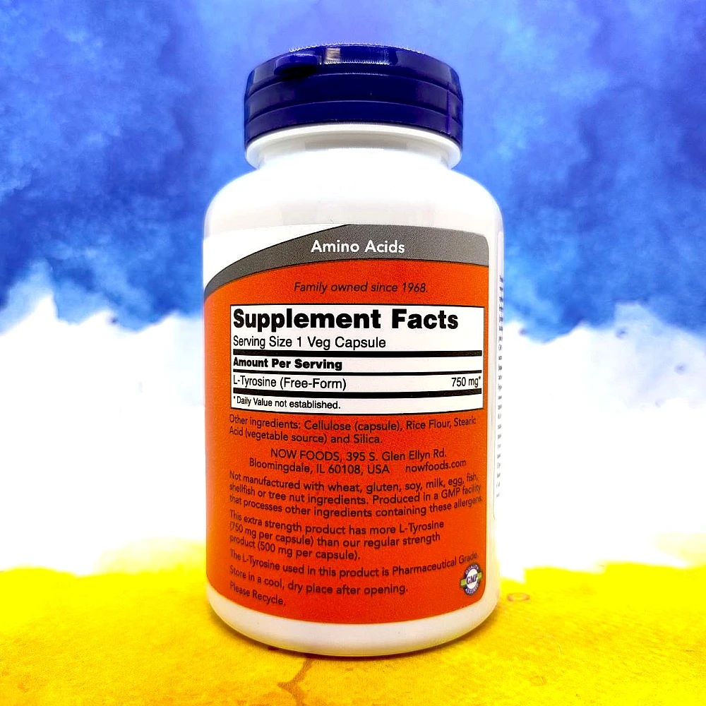 NOW L-Tyrosine 750 mg