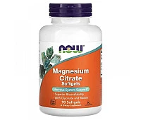 NOW Magnesium Citrate Softgels