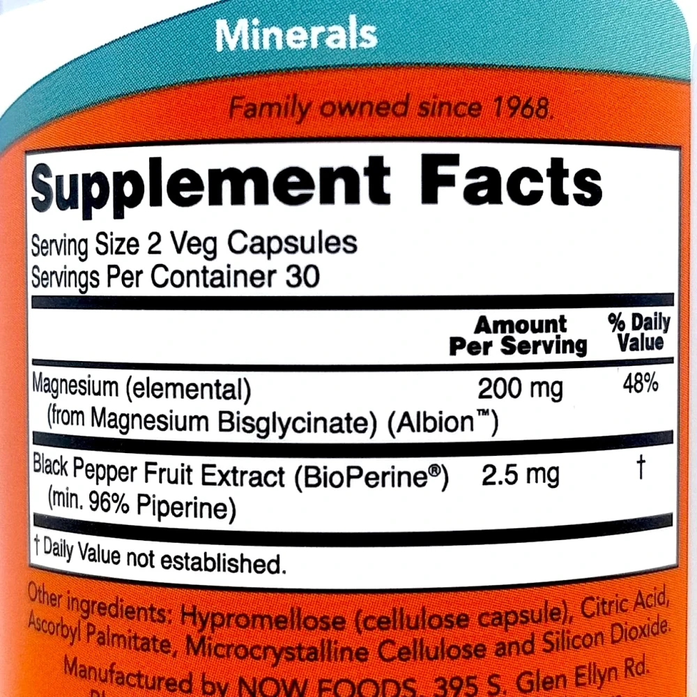 NOW Magnesium Glycinate