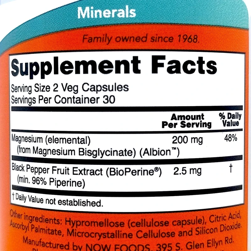 NOW Magnesium Glycinate