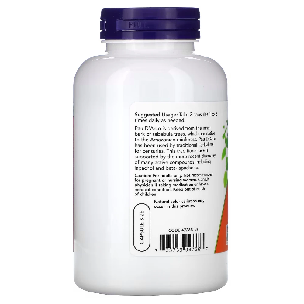 NOW Pau D Arco 500 mg