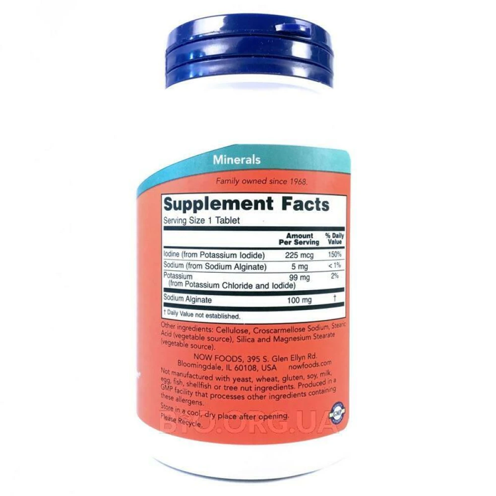 NOW Potassium plus Iodine