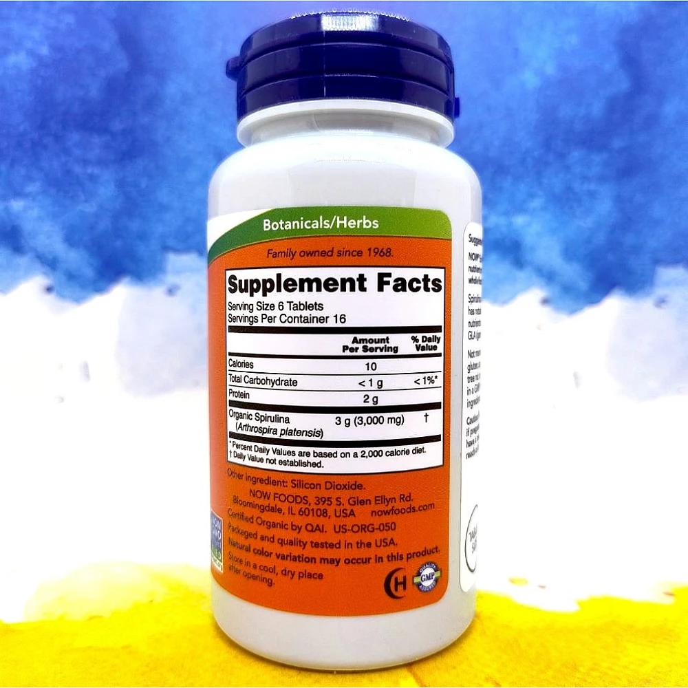 NOW Spirulina 500 mg