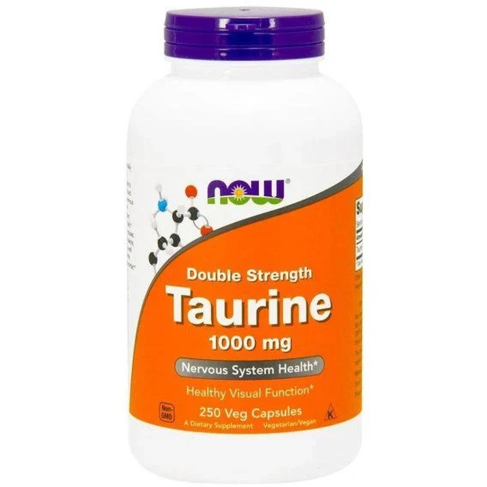 NOW Taurine 1000 mg Double Strenth 250 капсул