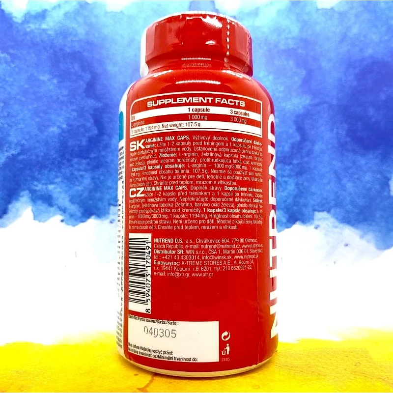 Nutrend Arginine Max