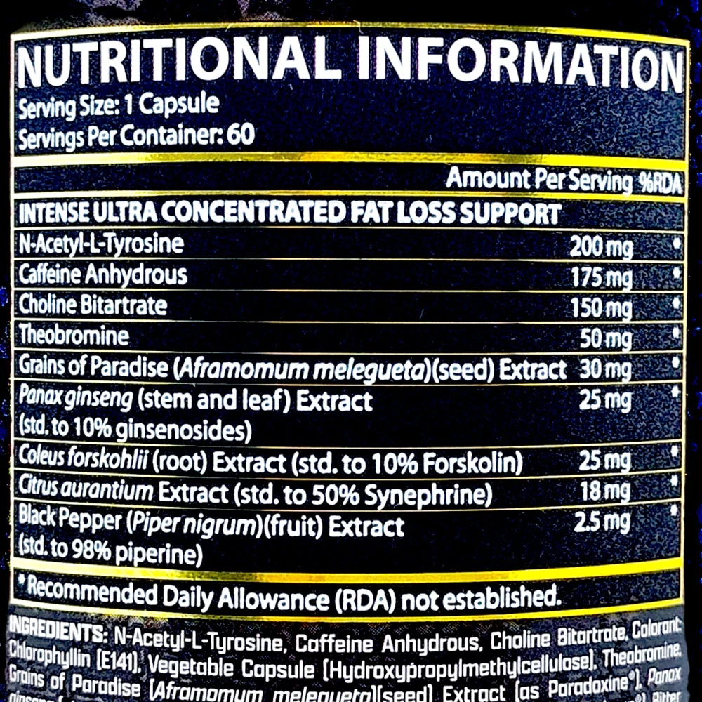 Nutrex Lipo 6 Black Intense Ultra Concentrate 60 капсул