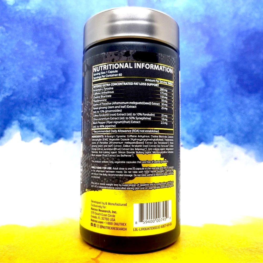 Nutrex Lipo 6 Black Intense Ultra Concentrate 60 капсул