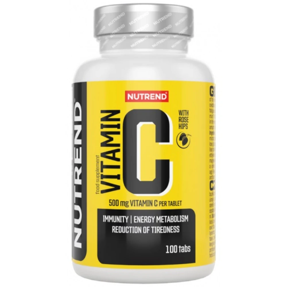 Nutrend Vitamin C 500 мг with rose hips 100 таблеток