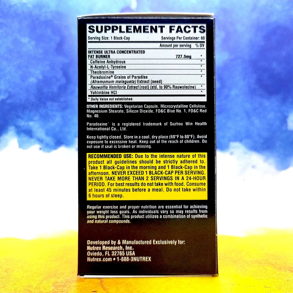 Nutrex Lipo 6 Black Intense Ultra Concentrate