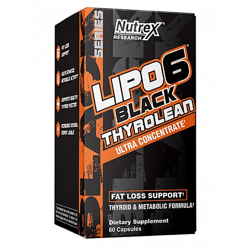 Фото Nutrex Lipo 6 Black Thyrolean Ultra Concentrate 60 капсул