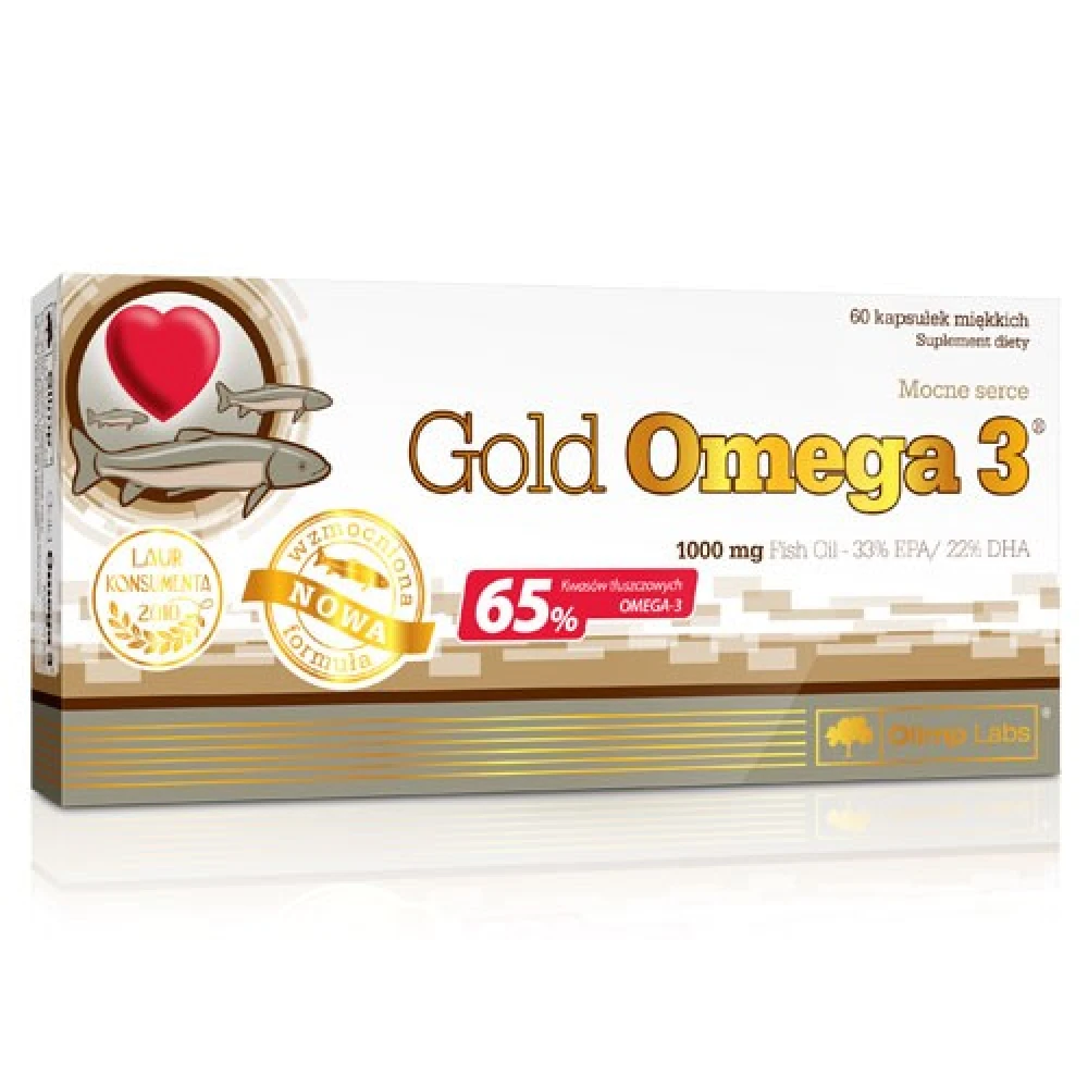 Olimp Gold Omega 3 65% 60 капсул