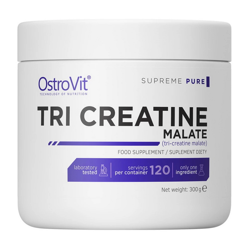 OstroVit Tri Creatine Malate 250 грамм, Unflavored (без ароматизаторов)