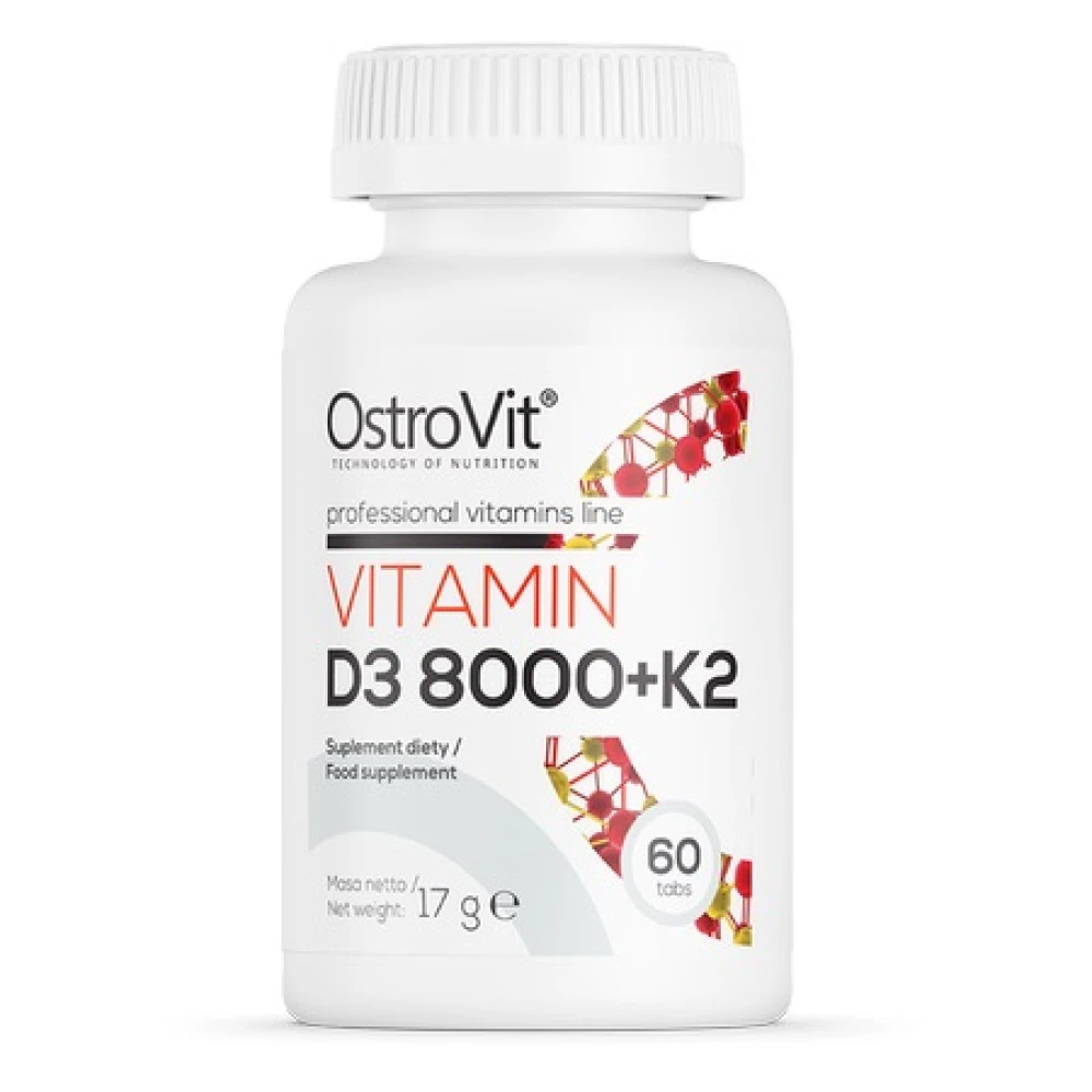 OstroVit Vitamin D3 8000 + K2